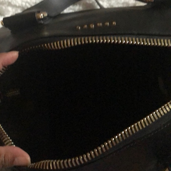 Black designer handbag Sandro, New without tag - Picture 3 of 4